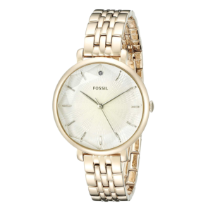 Watch strap Fossil ES3859 Stainless steel Gold Toned 14mm